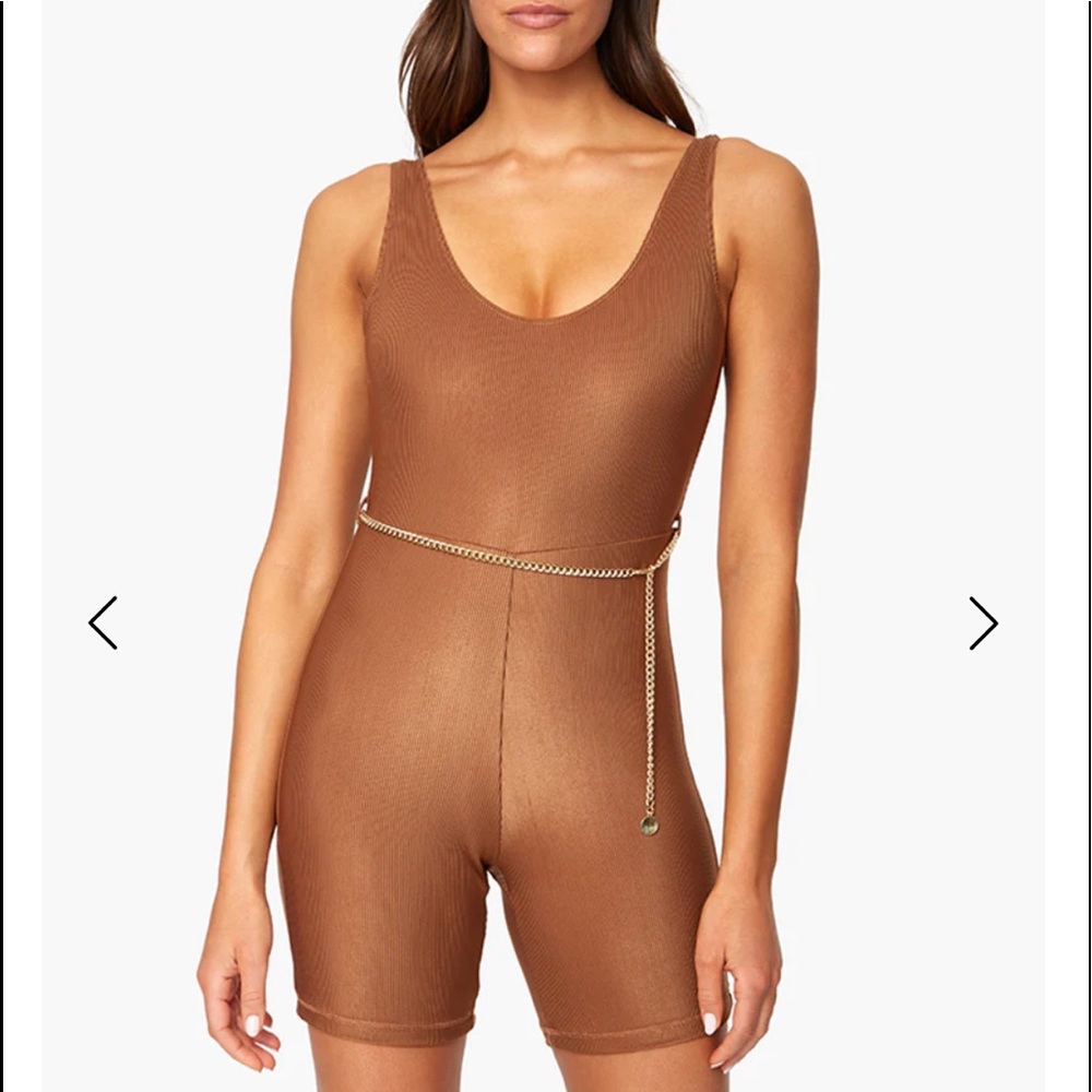 *NWT* WEWOREWHAT SCOOP RIB BODYSUIT